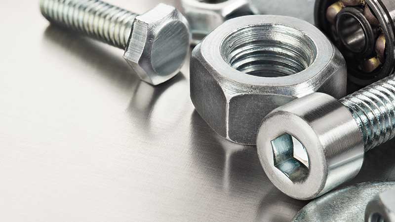 infästning skruv mutter bult